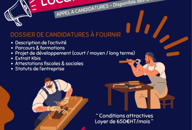 AFFICHE LOCAL A LOUER